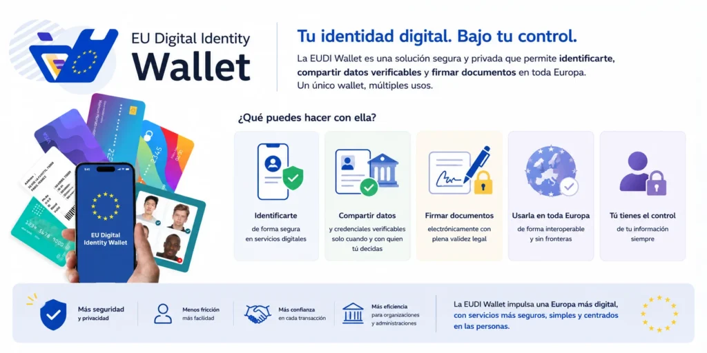 que podrás hacer con eudi wallet